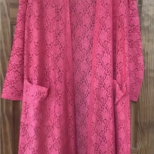 LuLaRoe Sarah Long Lace Duster